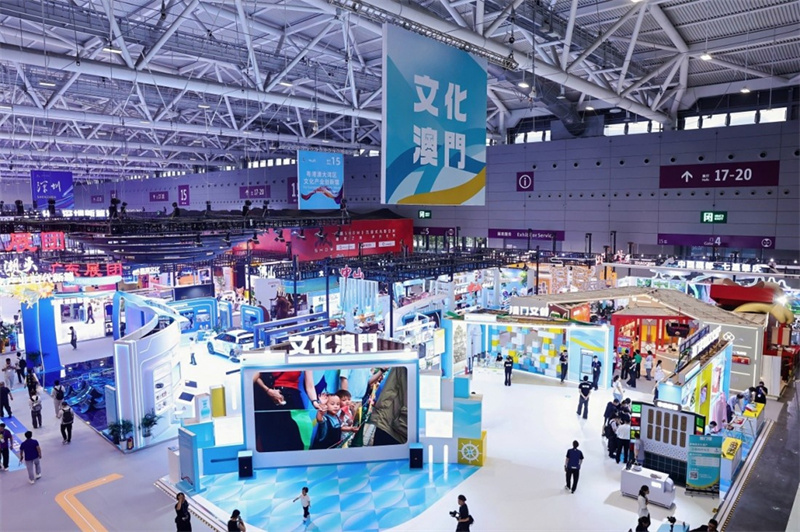 图为澳门馆参展深圳文博会。