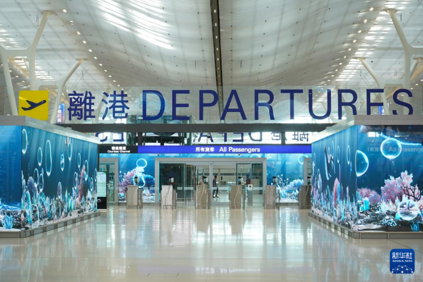 这是5月22日拍摄的香港国际机场二号客运大楼。 这是5月22日拍摄的香港国际机场二号客运大楼。