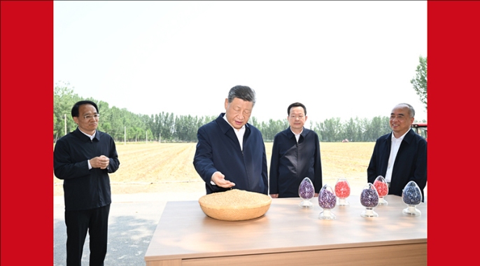 习近平在山东德州考察