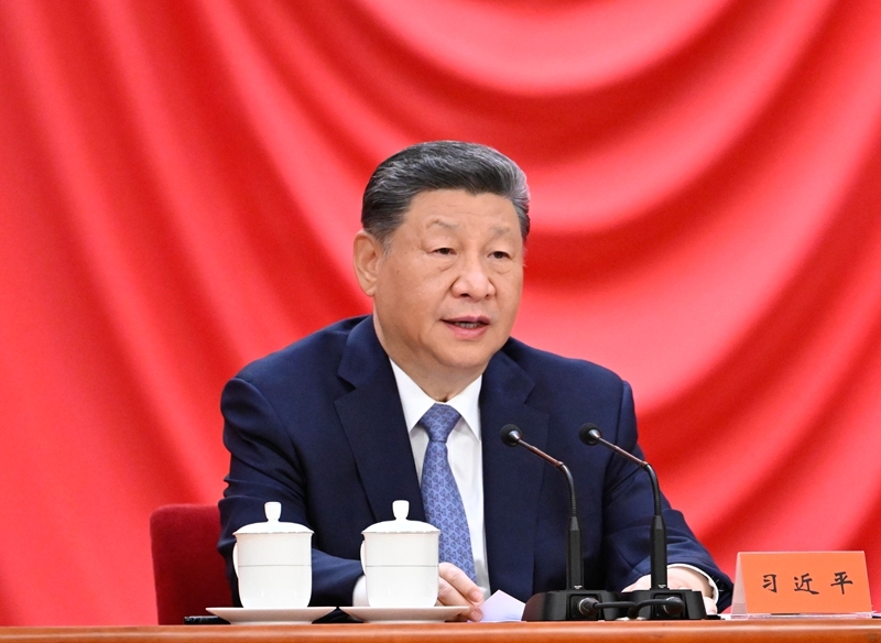 7月8日上午,国家科学技术奖励大会、中国科学院第二十二次院士大会和中国工程院第十八次院士大会、中国科学技术协会第十一次全国代表大会在北京人民大会堂隆重召开。中共中央总书记、国家主席、中央军委主席习近平出席大会并发表重要讲话。图片来源:新华网 7月8日上午,国家科学技术奖励大会、中国科学院第二十二次院士大会和中国工程院第十八次院士大会、中国科学技术协会第十一次全国代表大会在北京人民大会堂隆重召开。中共中央总书记、国家主席、中央军委主席习近平出席大会并发表重要讲话。图片来源:新华网