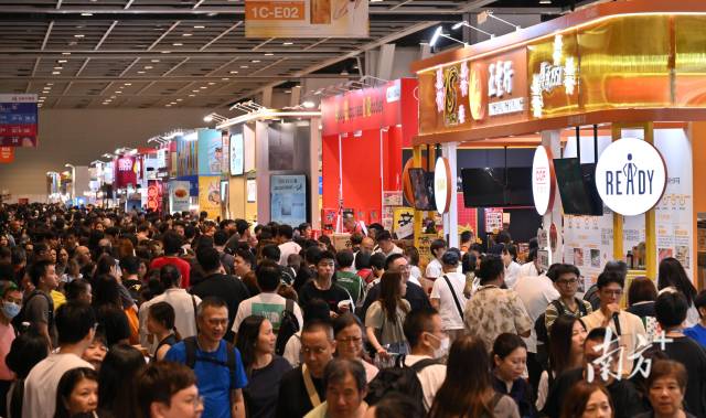 香港五大展会同期举行,入场人数创历届新高 香港五大展会同期举行,入场人数创历届新高