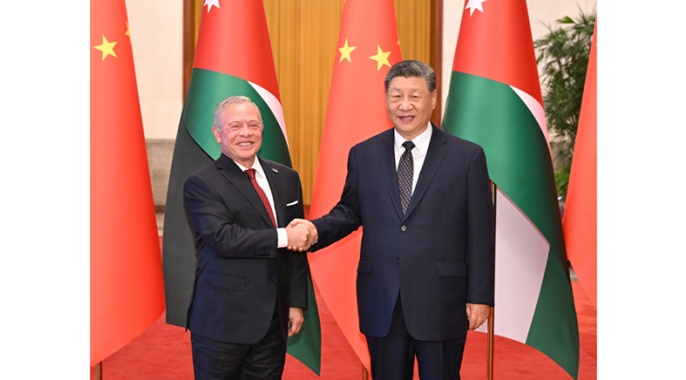 习近平同约旦国王阿卜杜拉二世会谈