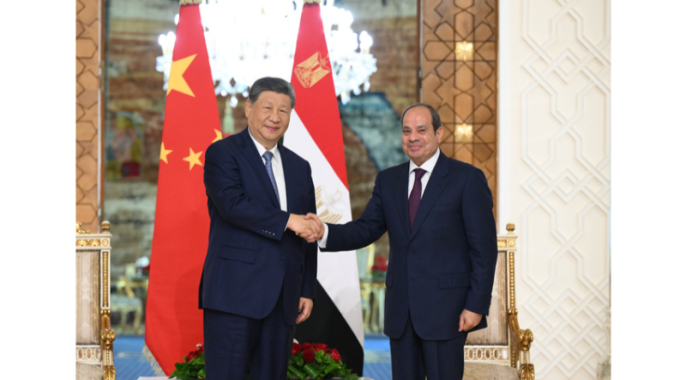 习近平同埃及总统塞西会谈