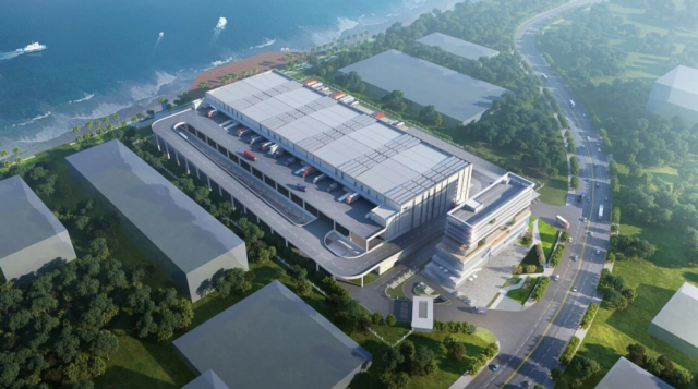 澳门国际机场横琴前置货站主体封顶