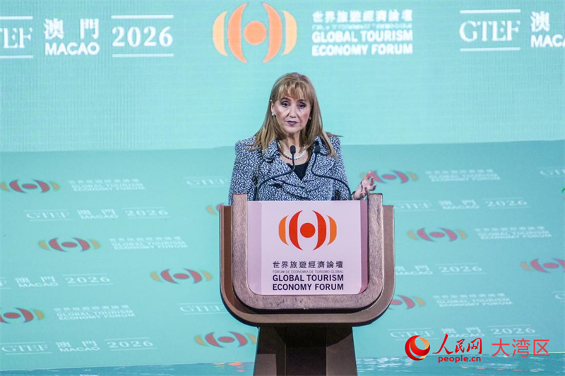 世界旅游及旅行业理事会(WTTC)总裁兼首席执行官格洛丽亚·格瓦拉致开幕辞。 世界旅游及旅行业理事会(WTTC)总裁兼首席执行官格洛丽亚·格瓦拉致开幕辞。