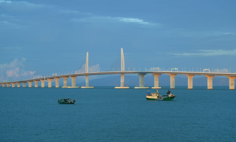 这是港珠澳大桥一景(2020年9月11日摄)。 这是港珠澳大桥一景(2020年9月11日摄)。