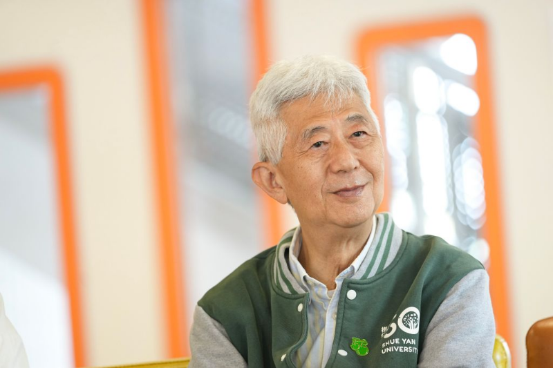 10月8日拍摄的树仁大学校长胡怀中。 10月8日拍摄的树仁大学校长胡怀中。