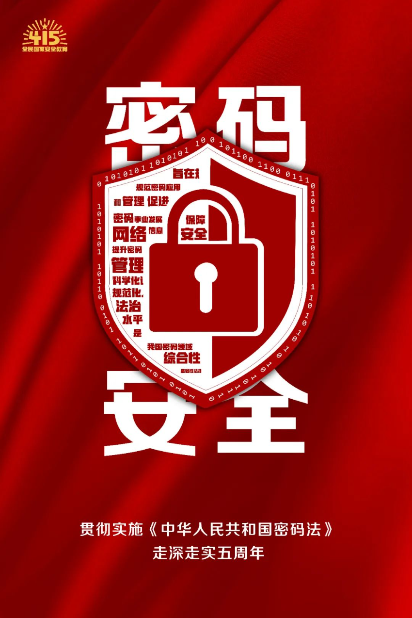“4·15”全民国家安全教育日密码安全宣传挂图