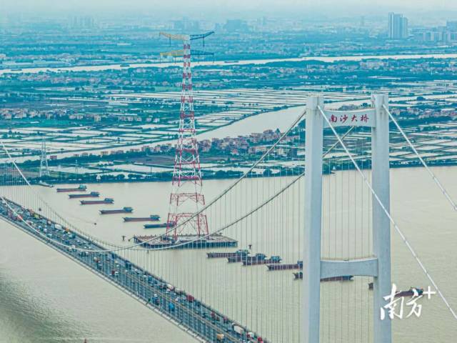狮子洋上起高塔！粤港澳大湾区再添一条“电力高速路”