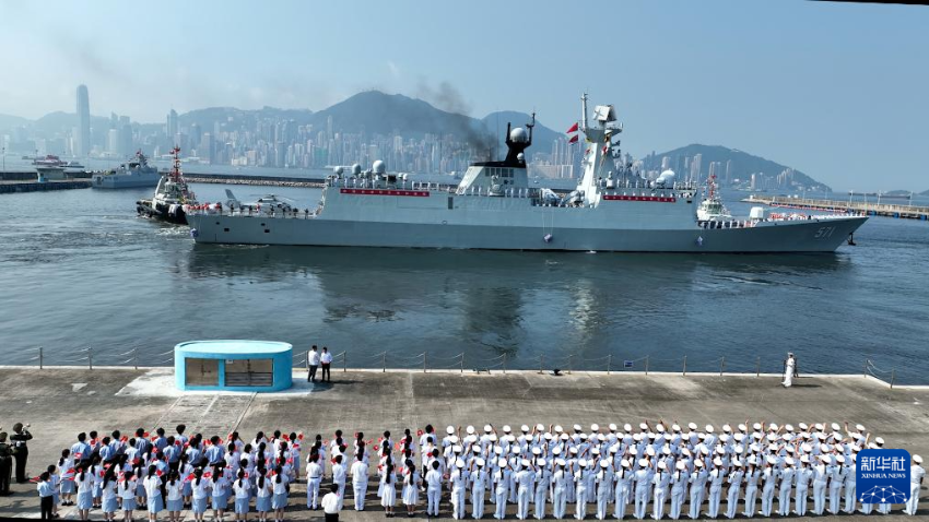 7月7日，运城舰起锚离开昂船洲军营码头。