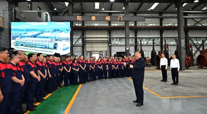 习近平在阳泉考察制造业企业发展