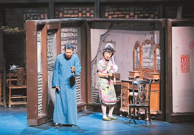 图为话剧《四世同堂》剧照。