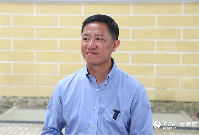 澳门特区政府文化局文化遗产保护处处长何卓锋接受采访。