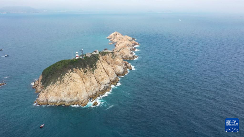 这是2024年4月拍摄的横澜岛全景（无人机照片）。 