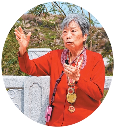 抗日老战士林珍。