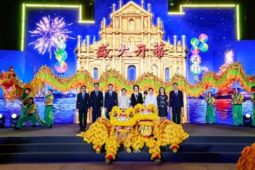 图为“湖北·武汉澳门周”开幕式。