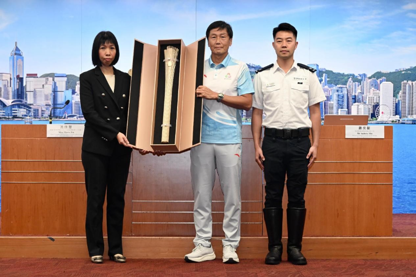 十五运会香港赛区火炬传递路线公布。香港特区政府新闻处供图 十五运会香港赛区火炬传递路线公布。香港特区政府新闻处供图