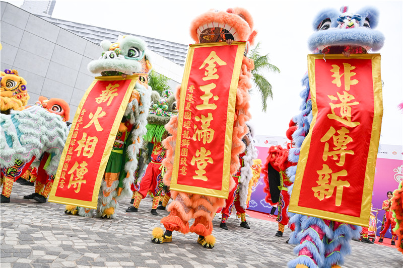 “2026香港龙狮节”活动现场。