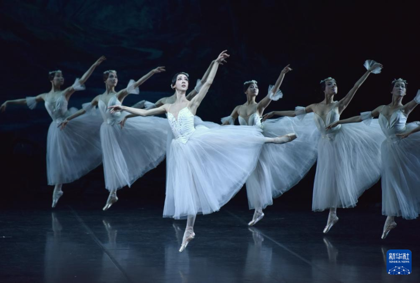 1月20日，中央芭蕾舞团演员在表演舞剧《吉赛尔》。