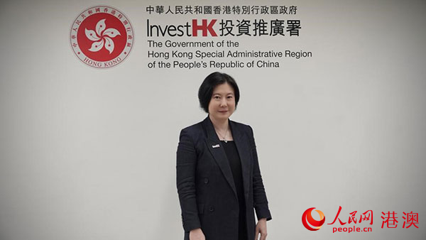 香港特区政府投资推广署署长刘凯旋近日接受人民网专访。