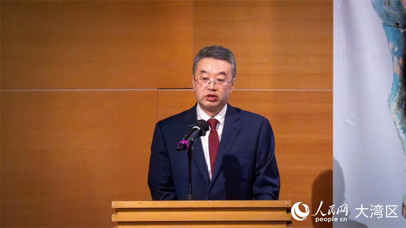 中国文物交流中心主任谭平致辞。