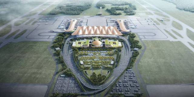 广州新机场设计效果图
