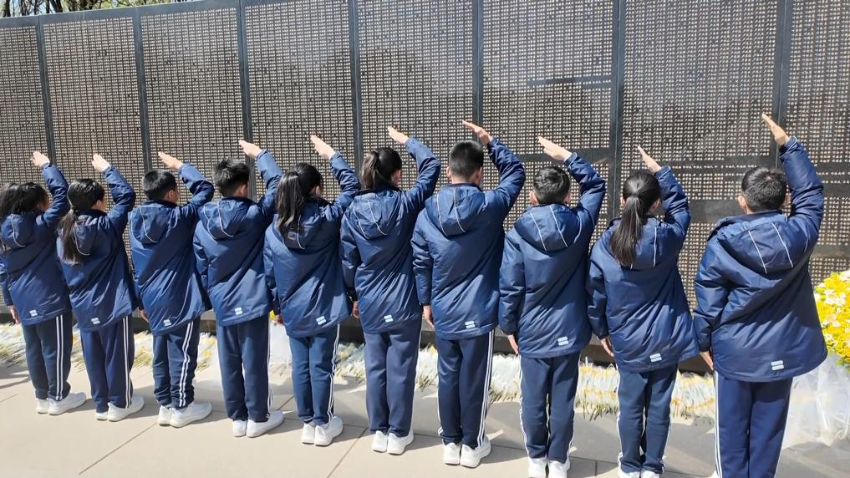 港澳与内地青少年以独特方式告慰志愿军英烈