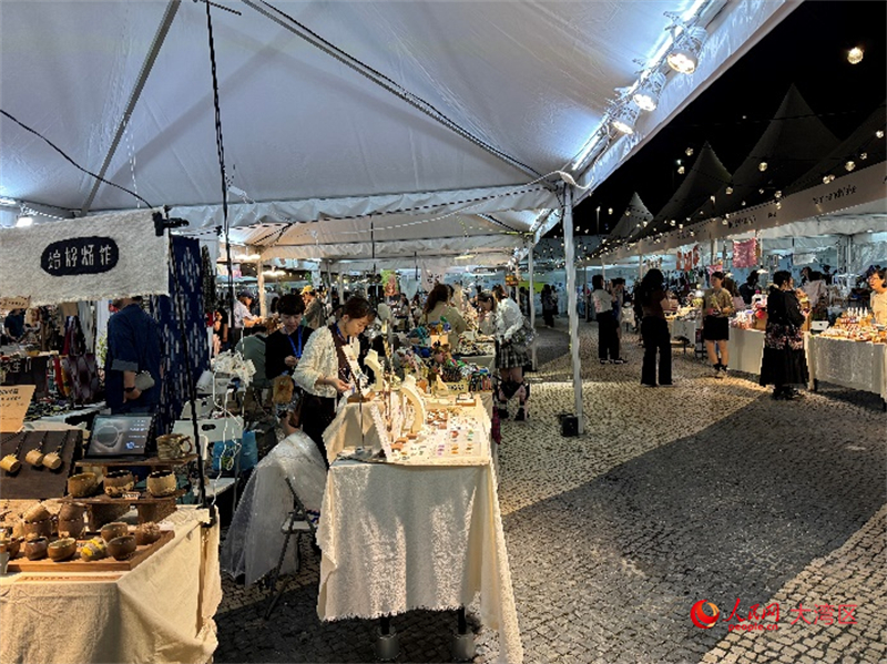 图为澳门春季“塔石艺墟”现场。